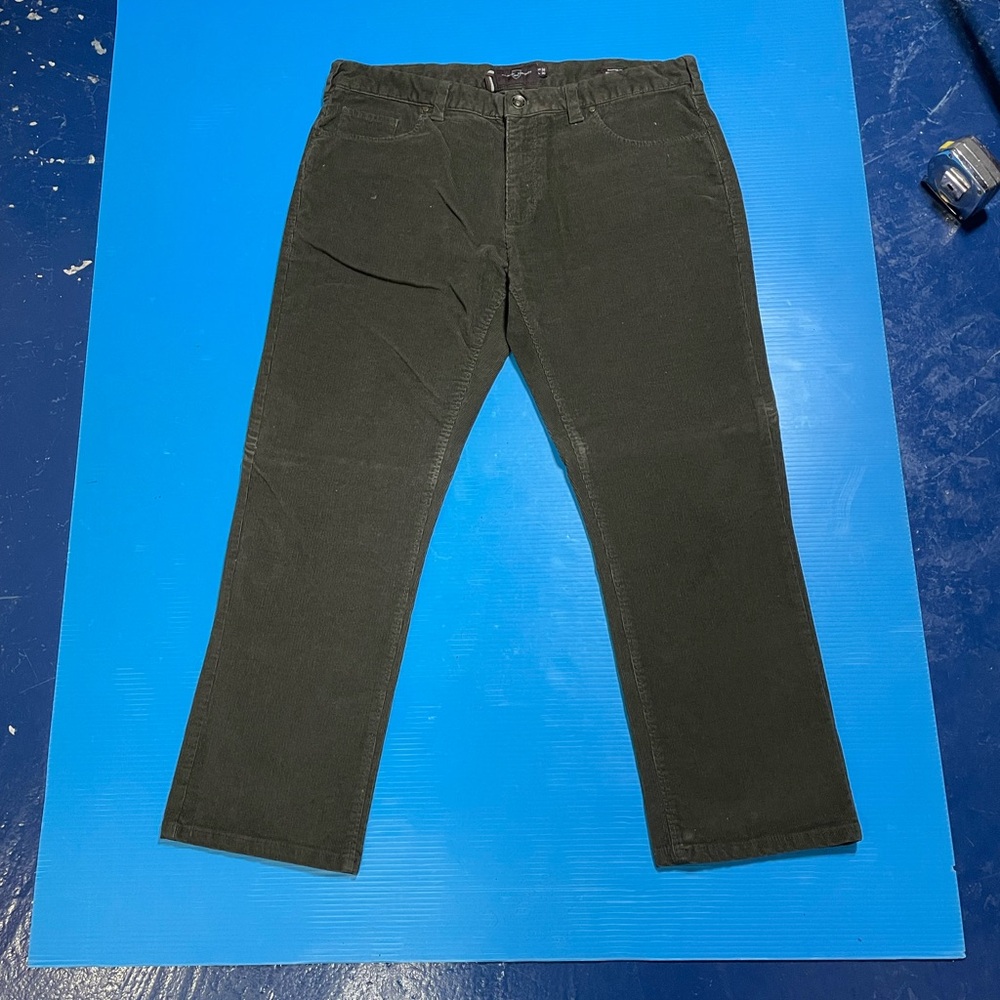 Black Brown‎ 1826 Men's Dark Green Corduroy Pants